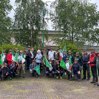 Tappa a Quarona per gli alpini valsesiani in marcia verso l’Adunata