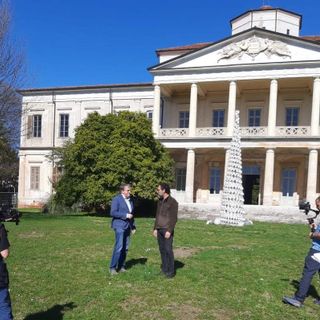 RAI1 in seervizio al MEV di Romagnano