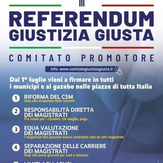 Lega Salvini Premier Vercelli: Raccolta firme per la riforma della giustizia