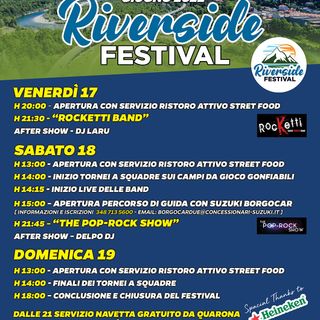 Quarona: Musica, Sport e Street Food al Riverside Festival a Gabbio di Doccio
