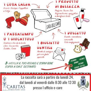 Romagnano Sesia, torna la “Scatola di Natale”: un gesto semplice per donare calore e gentilezza
