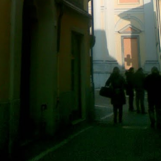 Un particolare della via in cui è avvenuto l'incidente