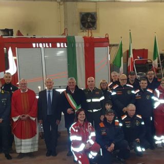 Roccapietra di Varallo celebra Santa Barbara: i Vigili del Fuoco riuniti per la patrona del Corpo
