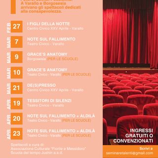 “Seminare Talenti in scena”: a Varallo e Borgosesia il teatro parla ai giovani