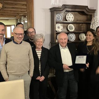 A Borgosesia la Cena del Commerciante: consegnato il premio “Sergio Canuto” a Enrico Salvoldi