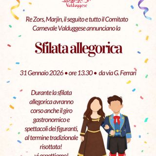 Valduggia pronta alla sfilata allegorica del Carnevale: appuntamento con Re Zors e Marjin