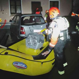 A Crescentino esonda la Dora: soccorse quattro persone in Fraz. Galli