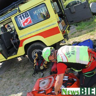 Escursionista si infortuna vicino al Santuario del Cavallero, 118 e Soccorso Alpino a Coggiola (foto di repertorio)