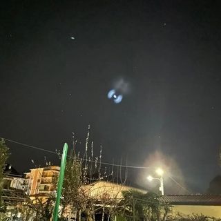 Spirali nei cieli, è il lancio di un razzo SpaceX