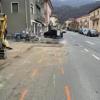 Quarona, teleriscaldamento a cippato: lavori in corso e nuove modifiche alla viabilità tra rotonda della Beata e via Marconi