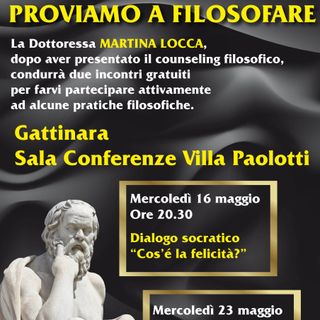 Gattinara: Doppio appuntamento con il Counseling Filosofico in Villa Paolotti