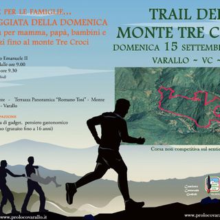 A Varallo torna il Trail Monte Tre Croci