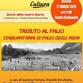 Serravalle Sesia rende omaggio al Palio degli asini con una serata sui cinquant’anni della manifestazione