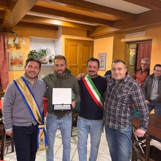 Ivan Carmellino premiato a Scopa per il primo titolo tricolore
