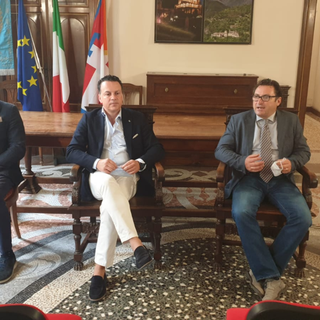 Da sinistra a destra: Gian Mario Morello, Eraldo Botta e Carmelo Profetto