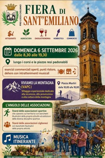 A Cigliano una domenica tra sapori, associazioni e cultura della montagna per la Fiera di Sant’Emiliano
