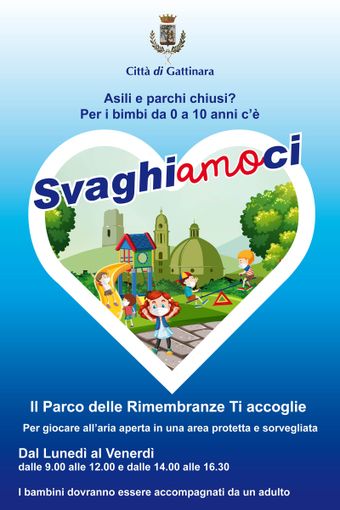 A Gattinara parte l’iniziativa “SvaghiAMOci” per i bimbi da 0 a 10 anni A Gattinara parte l’iniziativa “SvaghiAMOci” per i bimbi da 0 a 10 anni