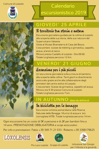 Tre gite a Lozzolo: alla scoperta del territorio tra storia, natura, sport e divertimento