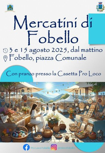 Estate a Fobello: tornano i mercatini in piazza