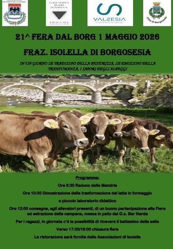 A Isolella torna la “Fera dal Borg”: tradizione, allevatori e sapori degli alpeggi A Isolella torna la “Fera dal Borg”: tradizione, allevatori e sapori degli alpeggi