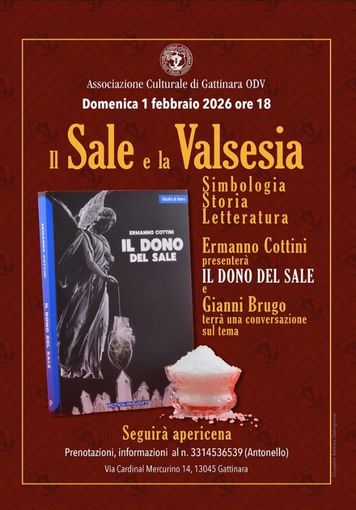 Gattinara, “Il Sale e la Valsesia”: un incontro tra storia, simbologia e letteratura