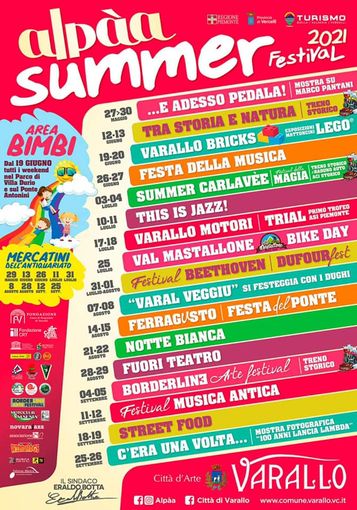 Alpàa Summer Festival: Varallo non si ferma