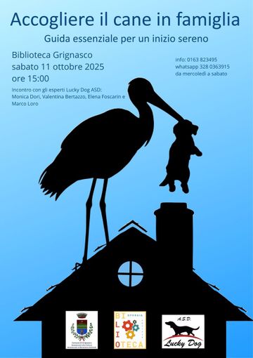 Grignasco, in biblioteca un incontro per imparare ad accogliere un cane in famiglia