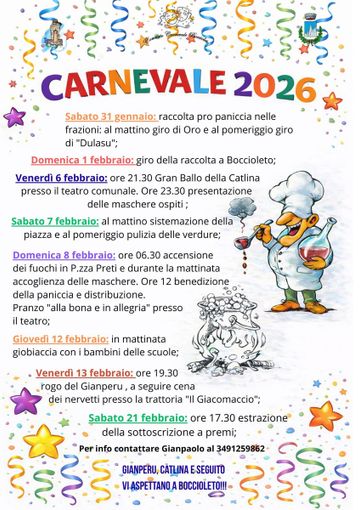 Boccioleto si prepara al Carnevale: dal giro nelle frazioni alla Paniccia, fino al rogo del Gianperu Boccioleto si prepara al Carnevale: dal giro nelle frazioni alla Paniccia, fino al rogo del Gianperu
