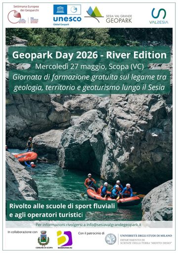 A Scopa il Geopark Day 2026 dedicato al Sesia A Scopa il Geopark Day 2026 dedicato al Sesia