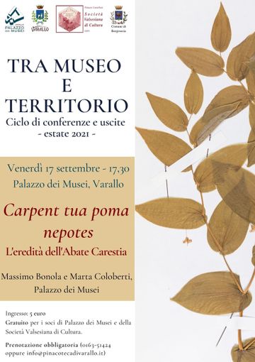 Tra museo e territorio giunge al suo ultimo appuntamento Tra museo e territorio giunge al suo ultimo appuntamento