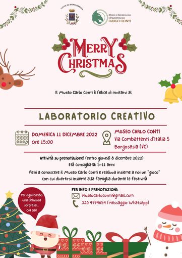 Borgosesia: Natale al Museo Carlo Conti Borgosesia: Natale al Museo Carlo Conti
