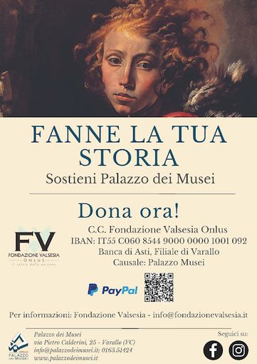 Fanne la tua storia: un progetto per sostenere il Palazzo dei Musei di Varallo