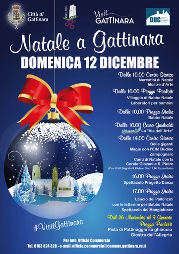 Gattinara si prepara al Natale