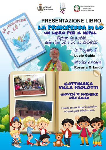 Gattinara, a Villa Paolotti la presentazione de “La Principessa di LO”: un libro illustrato dai bambini per sostenere un asilo in Nepal