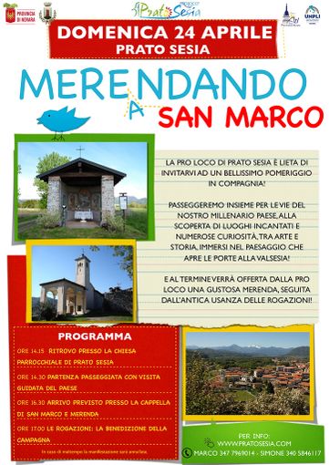 Prato Sesia: Mere(a)ndando a San Marco 24 aprile