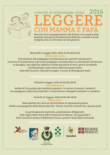 Romagnano Sesia: Leggere con mamma e papà