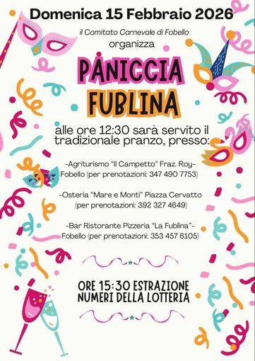 1946-2026 Ottant’anni della Paniccia Fublina 1946-2026 Ottant’anni della Paniccia Fublina