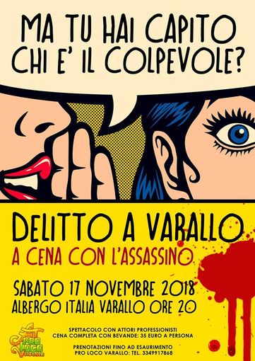 A Varallo è di nuovo... DELITTO A Varallo è di nuovo... DELITTO