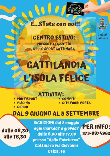 "Gattilandia l'Isola Felice", il centro estivo 2025 promosso dall'Asilo Patriarca