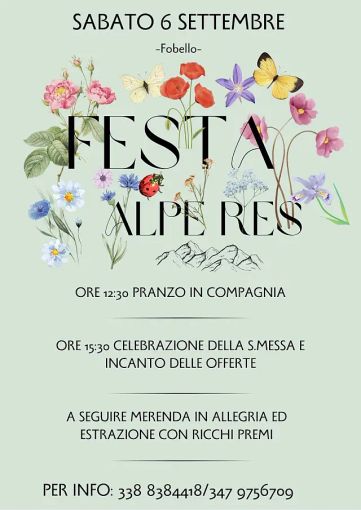 Fobello: Festa alla Res, il belvedere in Val Mastallone