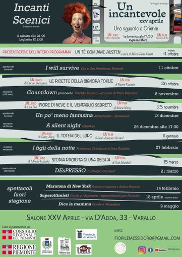 “Countdown” apre a Varallo la nuova stagione teatrale di Incanti Scenici 2025/2026 “Countdown” apre a Varallo la nuova stagione teatrale di Incanti Scenici 2025/2026