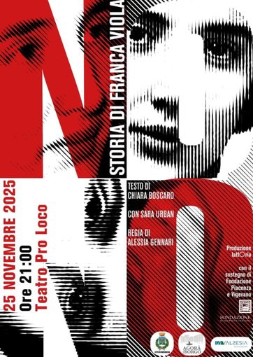 Borgosesia celebra il 25 novembre con “La storia di Franca Viola”: al Teatro Pro Loco va in scena lo spettacolo dedicato alla forza delle donne