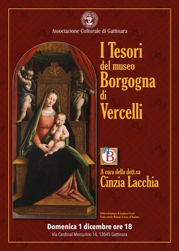 Gattinara: appuntamento con Cinzia Lacchia, conservatore del museo Borgogna