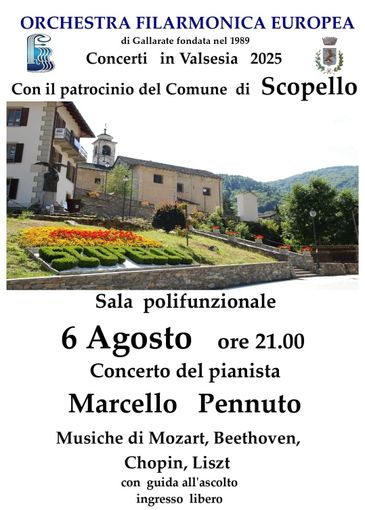 Scopello in musica: omaggio a Mozart, Chopin e Beethoven
