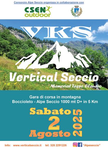 Boccioleto: tutto pronto per l'11ª edizione del VKS Vertical Seccio