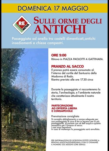 A Gattinara una passeggiata “Sulle orme degli antichi”