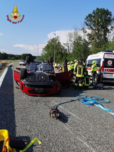 Incidente con feriti sulla A26