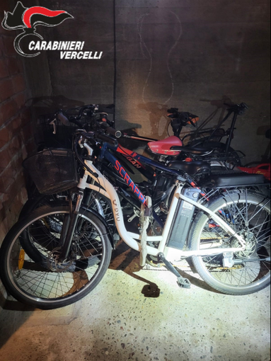 Due persone denunciate per furti di bici a Vercelli