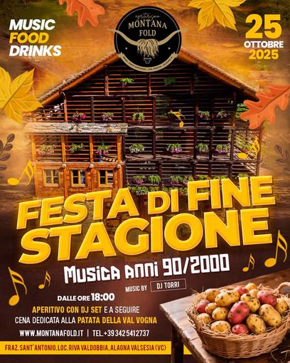 Alagna Valsesia, festa di fine stagione al Montana Fold con musica e sapori della Val Vogna Alagna Valsesia, festa di fine stagione al Montana Fold con musica e sapori della Val Vogna