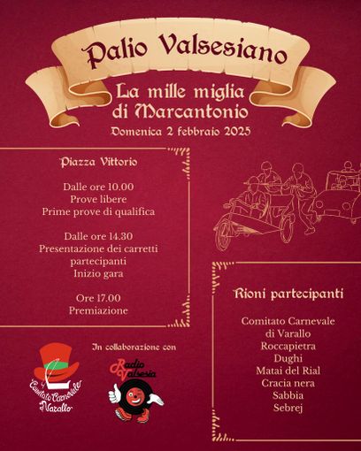 Torna il Palio Valsesiano domenica a Varallo Torna il Palio Valsesiano domenica a Varallo